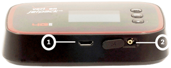 Разъем для CDMA и GSM антенны и microUSB Pantech MHS 291