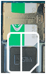 Как устанавливать SIM карту Pantech MHS 291